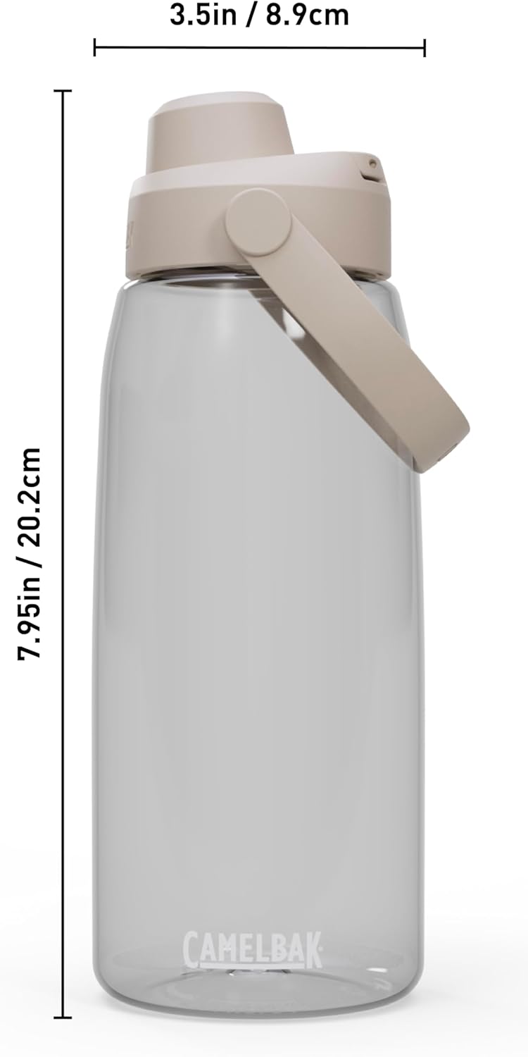 CamelBak Thrive Chug Tritan Renew Water Bottle Clear, 32oz